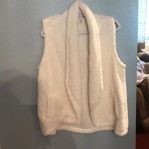 Faux Sheepskin Vest
